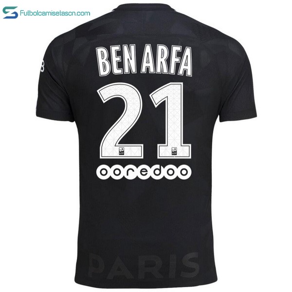 Camiseta Paris Saint Germain 3ª Ben Arfa 2017/18